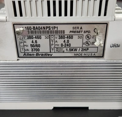 USED Allen-Bradley 160-BA04NPS1P1