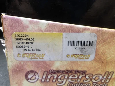 Ingersoll 4" Indexable Facemill 1.5" Arbor W/4 Inserts 5W6R04R20 (LOC2695A)