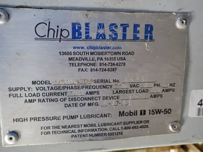 USED 2011 CHIPBLASTER MISTBLASTER