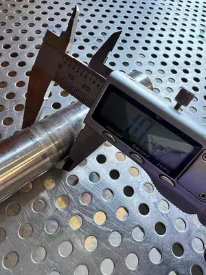 Used 56" STAINLESS STEEL MIXING SHAFT  1" DIAMETER W/  6" IMPELLER Agitator Shaft California US | Equipment Lab #1415115