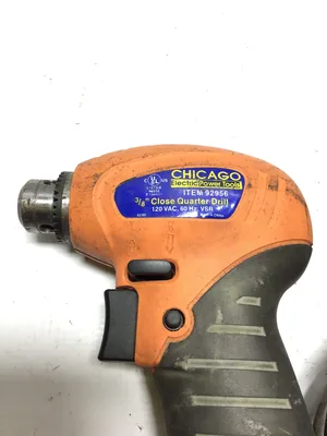Chicago Electric Power Tools 92956 Close Quarter Drill 3/8” (Lot of 2)