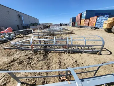 18.5ft. Steel Caged Ladder