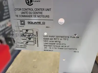 NEW SQUARE D MODEL 6