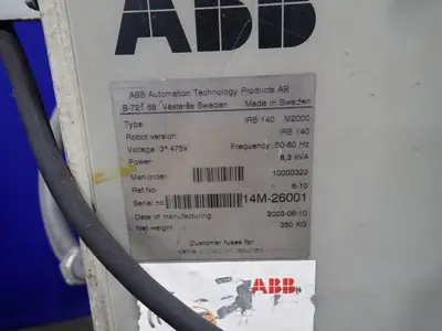 USED 2003 ABB IRB 140 M2000