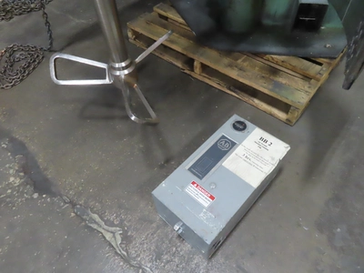 20 HP Schold Bow-Tie Mixer, XP, Variable Speed, Floor mount