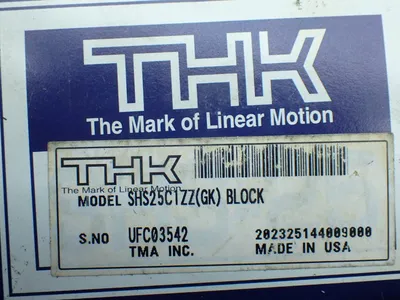 New | in-Stock THK SHS25C1ZZ(GK) BLOCK Tooling & Accessories (Other) Ohio US | HGR 24 #877697