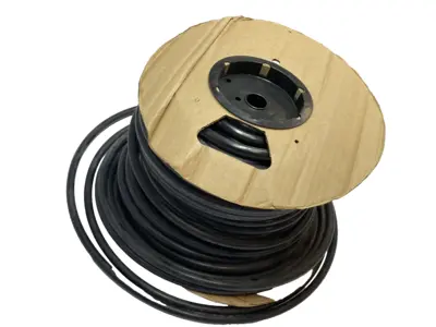 USED PARKER NYLON TUBING 1/2" OD 3/8" ID 0.062" WALL BLACK