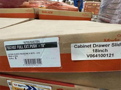 Used SALICE 7557/457 FULL EXT PUSH 18" Misc Woodworking Parts Florida US | MachineryMax #1437738