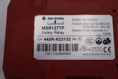 Allen Bradley - AB - 440R-N23132 Ser. C - Safety Relay - MSR127TP  STOCK K-3934