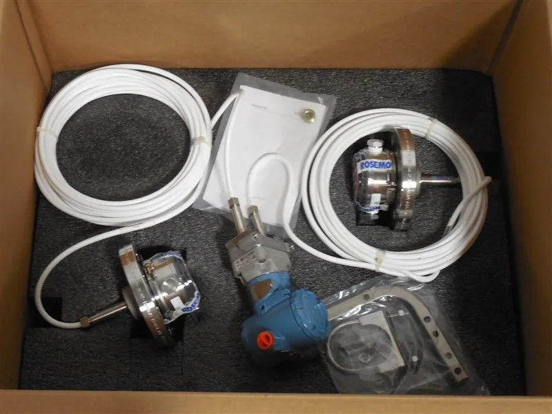 Rosemount 3051CD3A22A1AS2B4I5V5 Pressure Transmitter w Remote Seals 10179191 New NIB