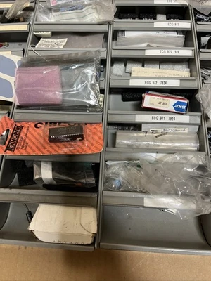 Huge Electrical Lot Circuit Board Repair Resistors, Transitors, Chips, Fuses