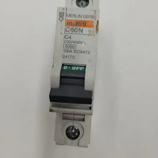 Used MERLIN GERIN MERLIN GERIN MULTI9 C60N C4 CIRCUIT BREAKER Circuit Breakers | ND Industrial Surplus #1221333