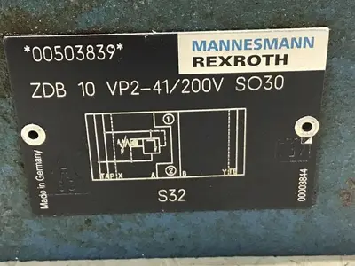 USED REXROTH ZDB 10 VP2 41 200V S030