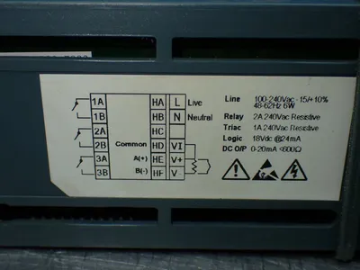 Used EUROTHERM 2216E/AL/VH/R1/R1/RF/2YM/ENG/XXXXX/EU0523 Temperature Controls Ohio US | HGR 24 #802933