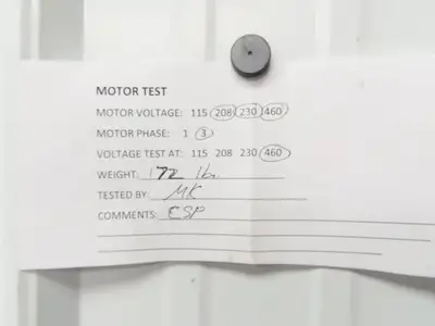Leeson Electric N215T17FC41A AC Motor 10Hp 1750 RPM 230/460V 3PH 215TC 151348-60