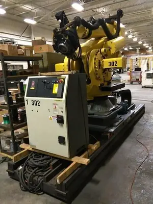 Used 2012 FANUC M900IB/700 6 AXIS CNC ROBOT WITH R30IB CONTROLLER  & 7TH AXIS 15' LONG TRACK. Robots | Harbor Machinery Inc. #1283286