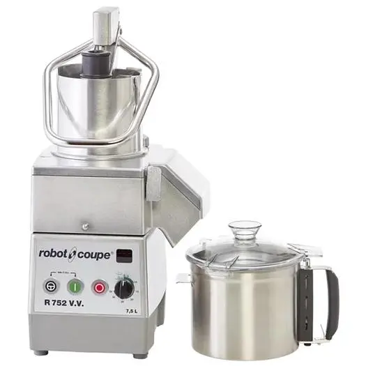 NEW ROBOT COUPE ROBOT COUPE - R 752 V.V. FOOD PROCESSOR W/ 7.5L STAINLESS STEEL BOWL
