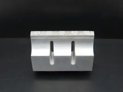 SH152 Ultrasonic Welding Horn Slotted Aluminum Plate 4"W x 2.6"H