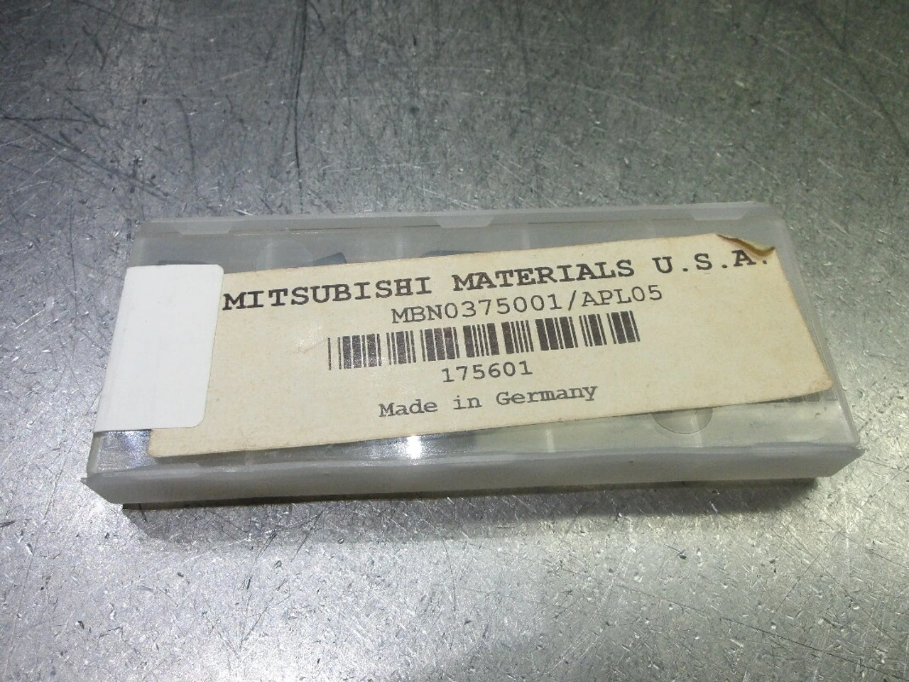 Mitsubishi Carbide Spade Drill Inserts QTY10 MBN0375001/APL05 (LOC586)