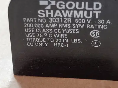 Used GOULD SHAWMUT 30312R Misc Electrical & Power Parts British Columbia CA | Lenmark #1439429