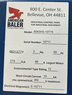 USED 2025 AMERICAN  AUTO TIE BAKER 8043HS-10T75