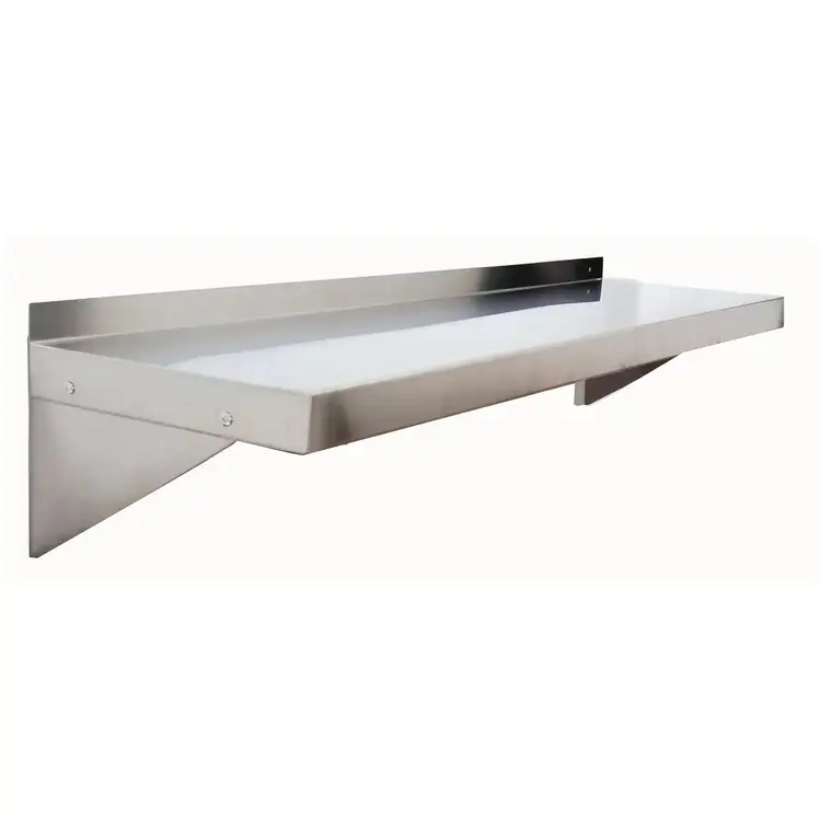 New | in-Stock Atosa New Atosa SSWS-1248 Wall Shelf, 12"x48"x10", 18 Gage, Stainless Steel 304 Restaurant Equipment (Miscellaneous) Illinois US | Falcon Restaurant Supply #1375520