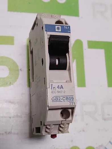 SCHNEIDER ELECTRIC TELEMECANIQUE GB2-CB09 4A 1-POLE CIRCUIT BREAKER