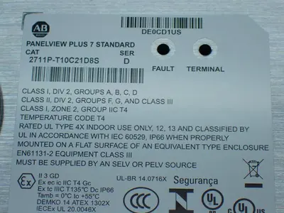 USED ALLENBRADLEY 2711PT10C21D8S