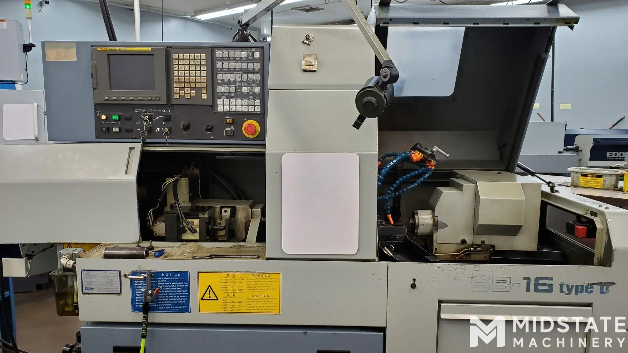 Star SB-16D CNC Swiss Screw Machine, New in 2008