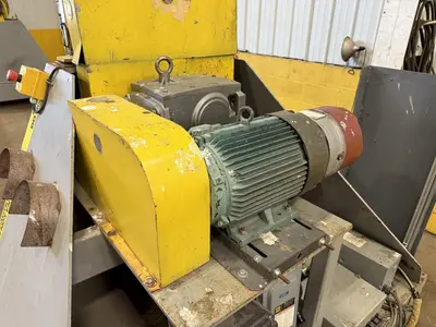 120" SWING X 208" LONG WELDING SYSTEMS HEADSTOCK & TAILSTOCK POWERED WELDING POSITIONER / PIPE ROLLER: YOBRO #23957