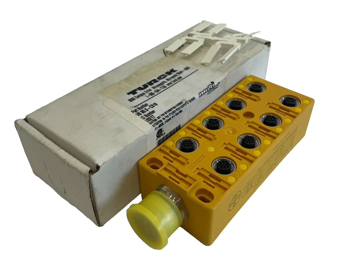 NEW TURCK VB 80.5-CS19 TERMINAL BLOCK CONNECTOR U0217 VB 805CS19
