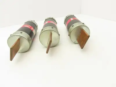 Bussman Fusetron FRS 600 Time Delay Fuse Dual Element 600A 600VAC Lot Of 3