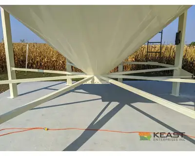Used MERIDIAN 1410 STANDARD - 1637 BUSHELS Hopper Bottom Silos Iowa US | Keast Enterprises #1360511