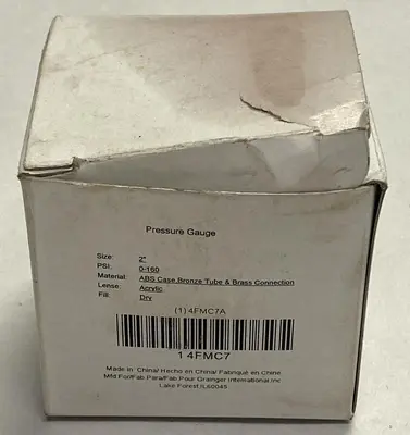 New | in-Stock GRAINGER 4FMC7A Universal Pressure Meters Ohio US | Surplus Asset Holdings #1240812