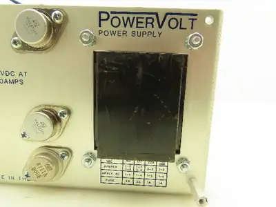 Powervolt BVA-12CS5 Power Supply 12VDC 5A Amps 10-240V Input Power Volt