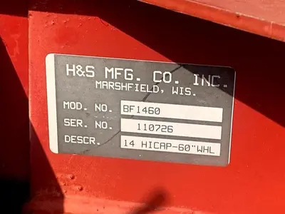 USED 2013 H & S BF1660