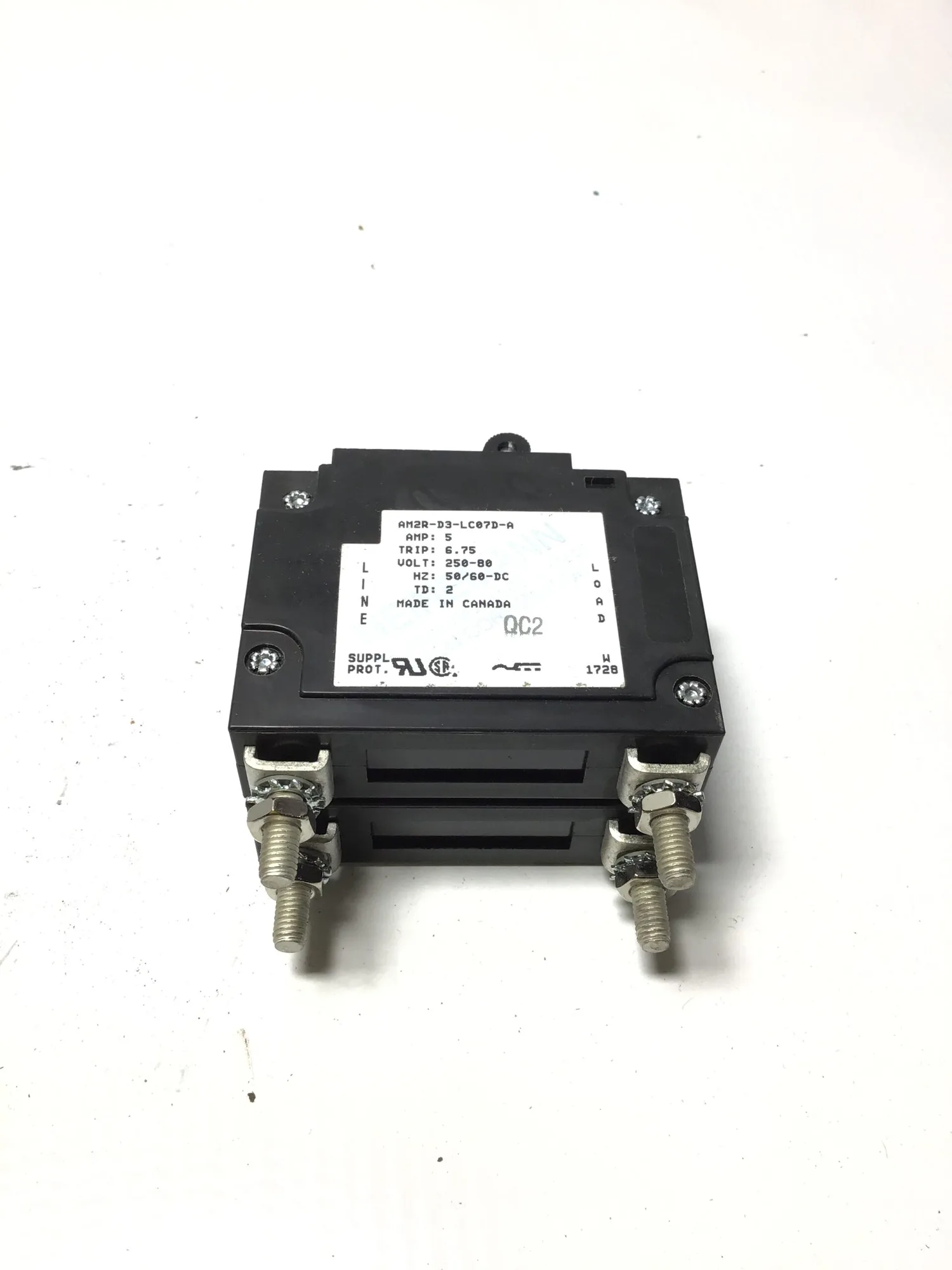 AM2R-D3-LC07D-A Generator Circuit Breaker Amps 5