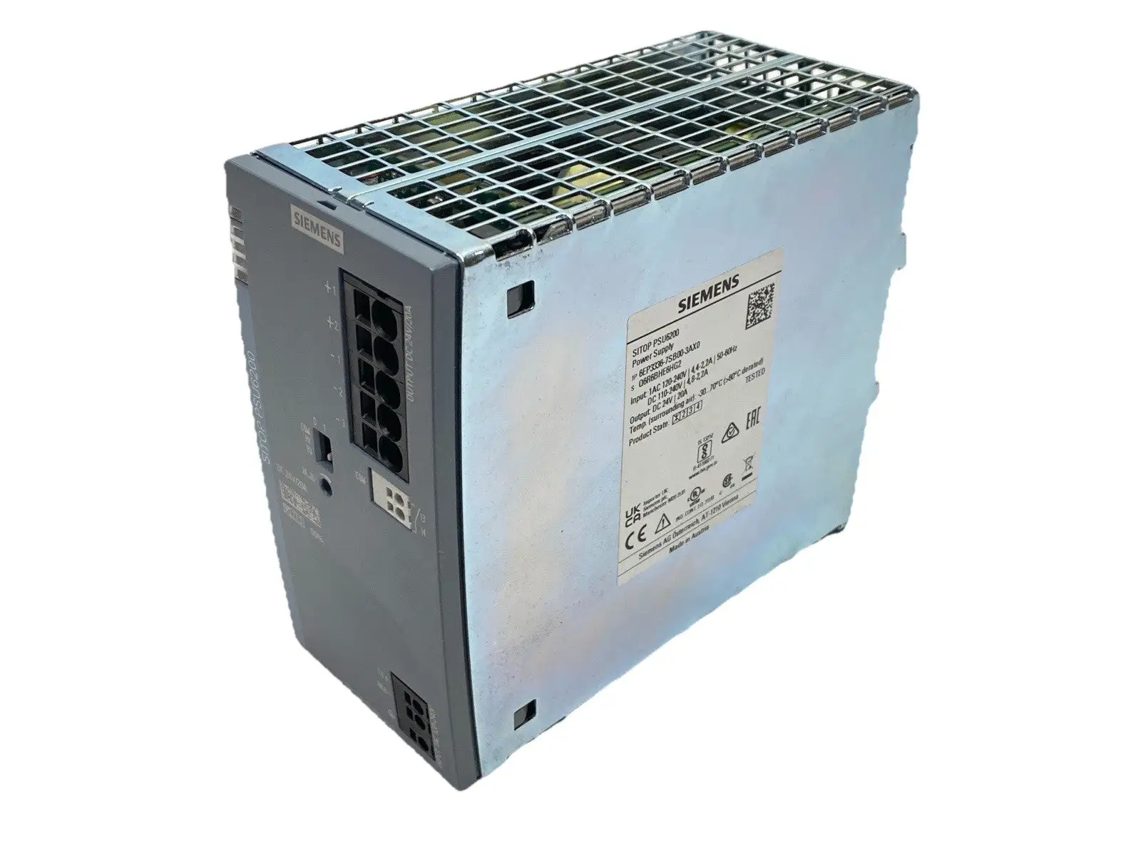 USED SIEMENS SITOP PSU6200 STABILIZED POWER SUPPLY 24V/ 10A