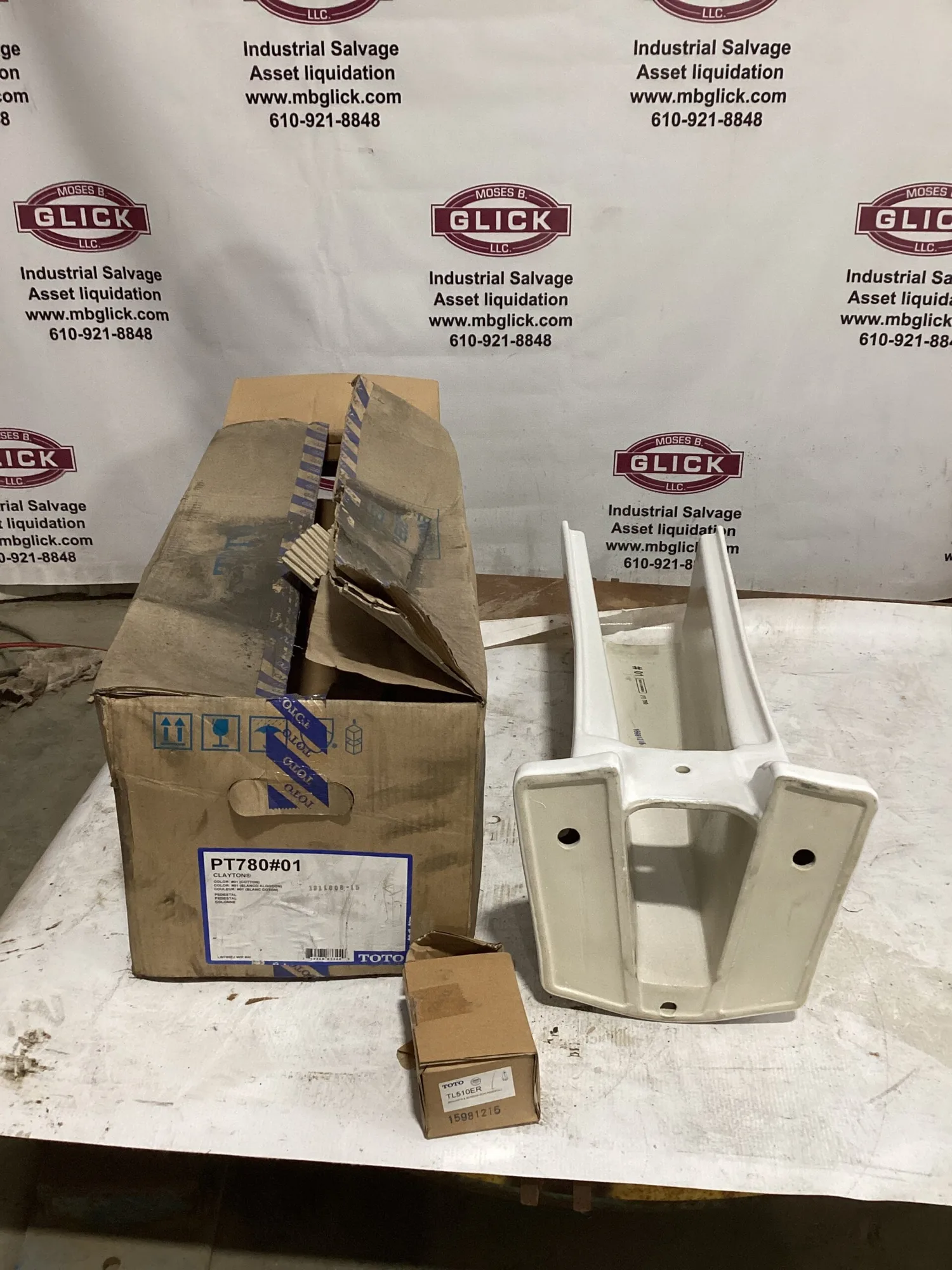 Toto Clayton PT780#01 Replacement Lavatory Sink Pedestal -NIB