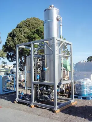 Scrubber, Solvent Recovery, 600 CFM, S/st, Chiller, Carbon, #C737471
