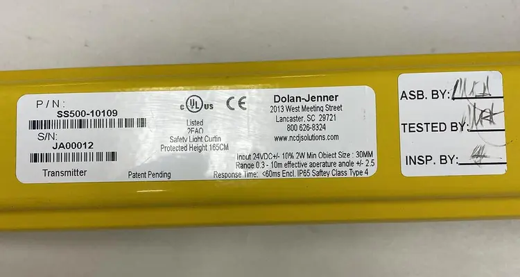 Used DOLAN JENNER SS500-10109 Industrial Controls | Surplus Asset Holdings #1220494