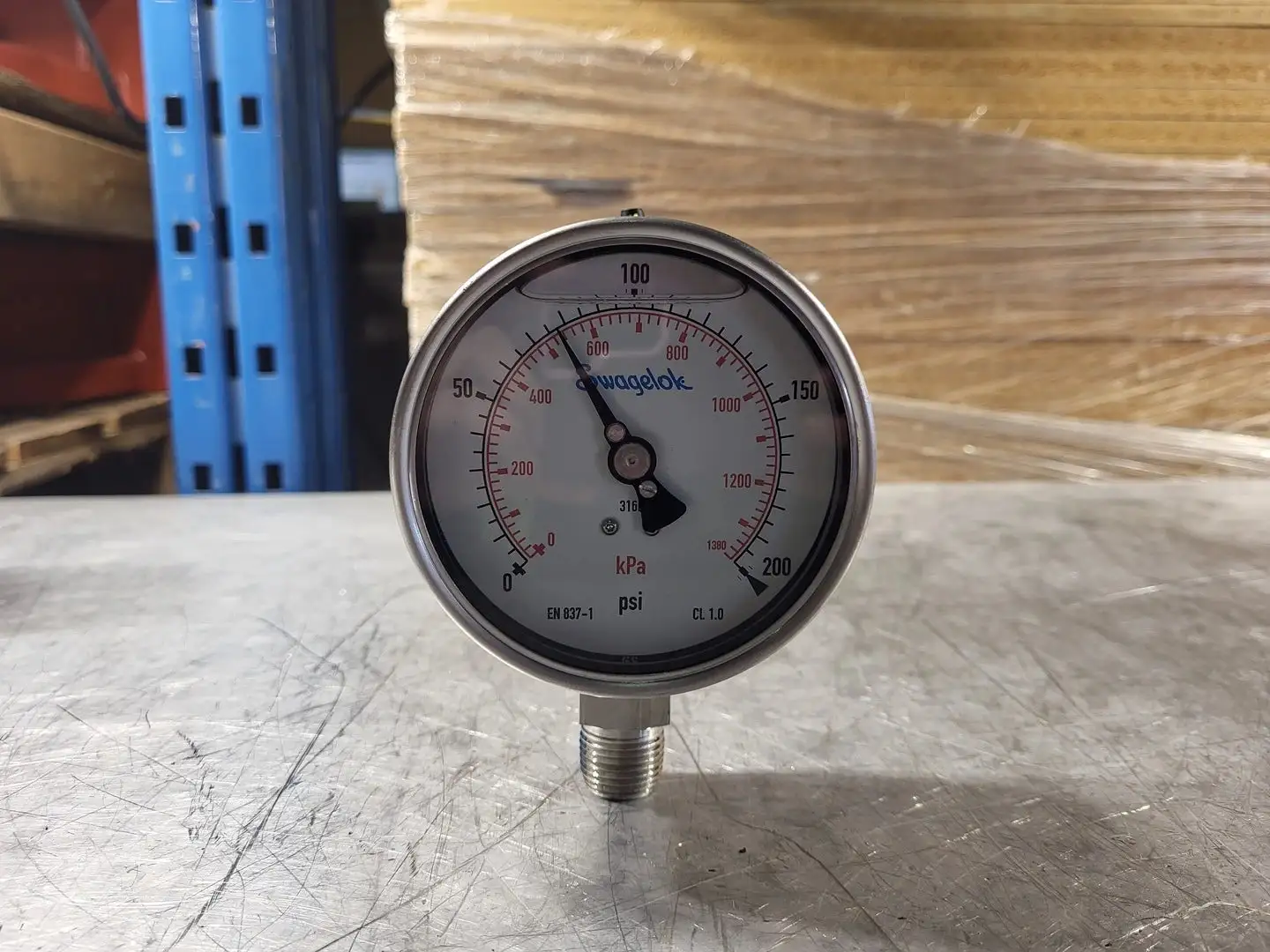 0 to 200PSI Pressure Gauge