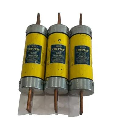 NEW LOT OF 3 BUSSMANN LPS-RK-400SP FUSES 600VAC 300VDC LPSRK400SP
