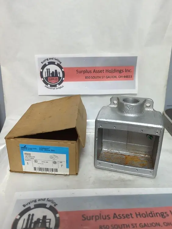 New | in-Stock CROUSE-HINDS FD32 Miscellaneous Equipment (Electrical & Power) Ohio US | Surplus Asset Holdings #1364009