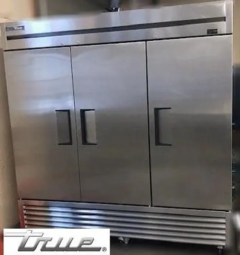 True 3 door upright Refrigerator - refurbished