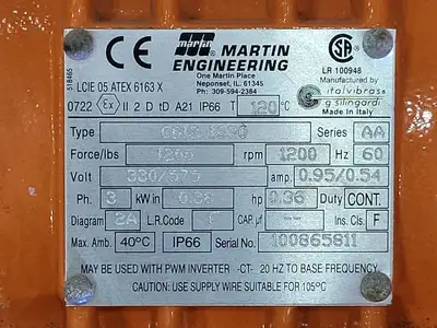 New | in-Stock MARTIN ENGINEERING CD12-1630 Motors (misc) British Columbia CA | Lenmark #246335
