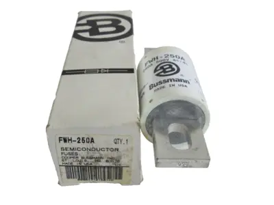NEW BUSSMANN FWH-250A SEMI CONTUCTOR FUSES FWH250A