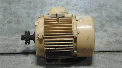 3 HP Marathon Electric Motor 213T Frame 230/460V 1150 RPM Used