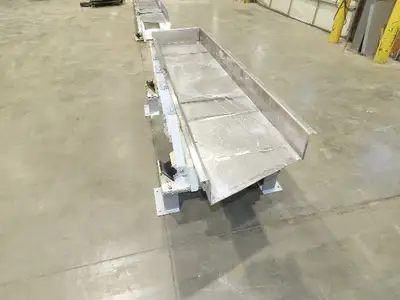 Link-Belt LBL 18"x7' Stainless Vibrating Shaker Feeder Conveyor Food Process