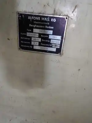 1983 ALFONS MALL KM Tube Conificator Impact Extrusion | H.E. Phipps Co. Inc. (6)